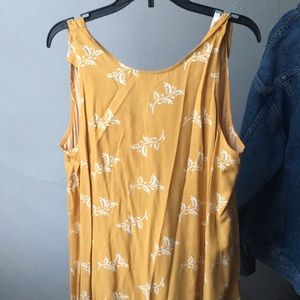 yellow old navy dress